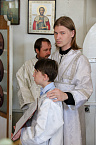 Митрополит Даниил совершил литургию в Богоявленском храме села Утятское