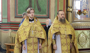 Литургия в день памяти свт. Агафангела исп., митр. Ярославского