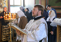 В Лазареву субботу митрополит Даниил совершил Божественную литургию