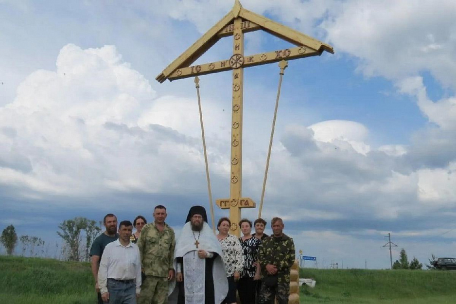 В селе Кодское установлен поклонный крест в память о старинном монастырском  подворье