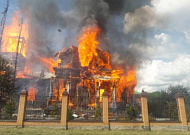 3 июля в Свято-Казанском Чимеевском мужском монастыре с. Чимеево Белозерского района произошел пожар