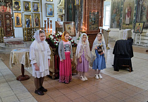 Пасхальный утренник прошел во Введенском храме