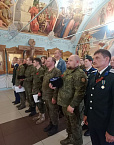 В Богоявленском соборе города Кургана состоялось верстание в казаки