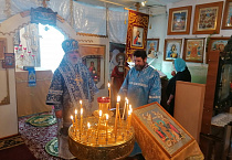 Епископ Пармен совершил праздничную Литургию в варгашинском храме